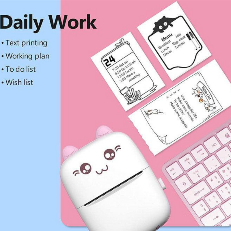 طابعة حرارية محمولة صغيرة - BT Pocket Printer